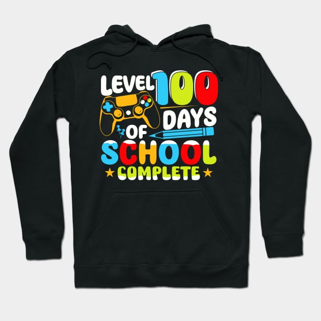 Level 100 Days of School Completed Hoodie by Tota Designs